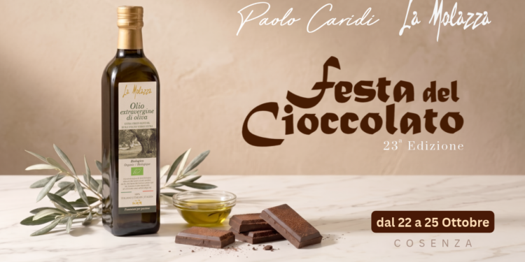 Nasce “Caridino all’olio per La Molazza”: il cioccolatino di Paolo Caridi si riempie di olio extravergine bio calabrese