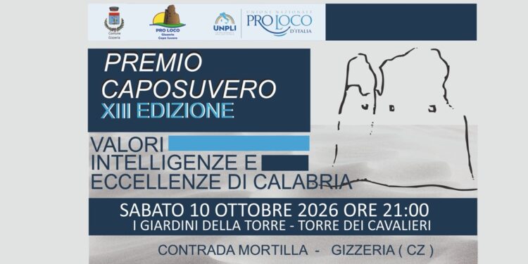 Premio Caposuvero 2026, la Calabria migliore sul palco della XIII Edizione