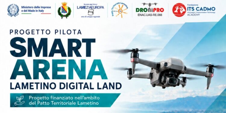 Arrivano i droni nei comuni con il Progetto Pilota Smart Arena Lametino Digital Land