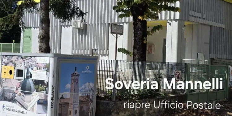 Fotonotizia: Soveria Mannelli sembra prossima la riapertura dell’ufficio postale
