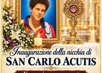 Decollatura, il 25 ottobre inugurazione nicchia con la reliquia di san Carlo Acutis